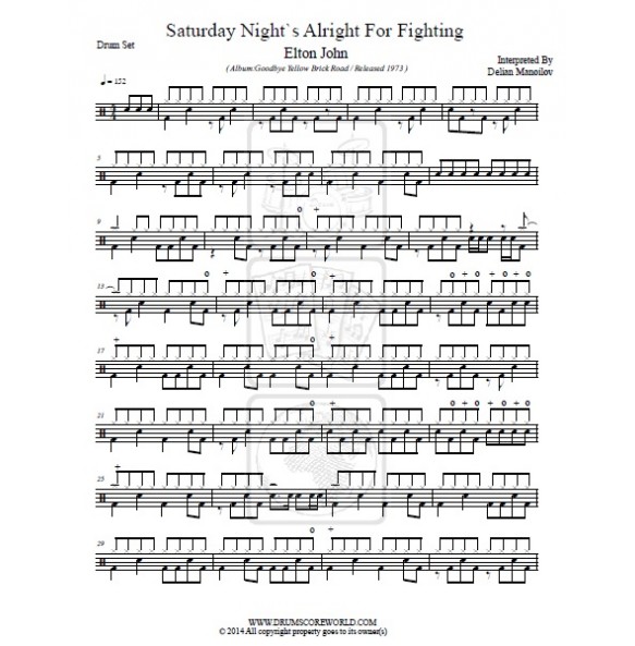 Elton John - Saturday Night's Alright (For Fighting) 